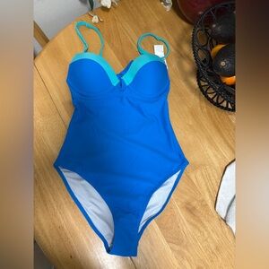 FISOEW Amazon Women’s Small One Piece, Tummy Control, Back Tie Bathing Suit,BNWT